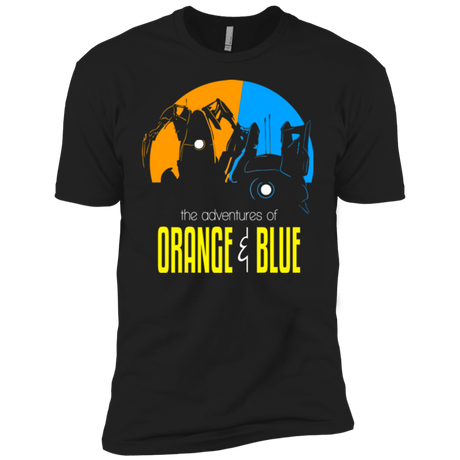 T-Shirts Black / YXS Adventure Orange and Blue Boys Premium T-Shirt
