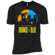 T-Shirts Black / YXS Adventure Orange and Blue Boys Premium T-Shirt