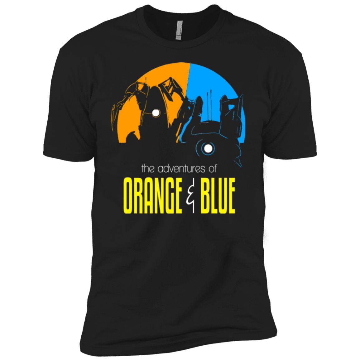 T-Shirts Black / YXS Adventure Orange and Blue Boys Premium T-Shirt