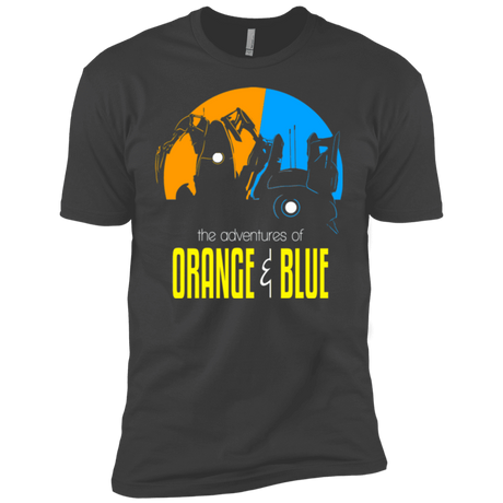 T-Shirts Heavy Metal / YXS Adventure Orange and Blue Boys Premium T-Shirt