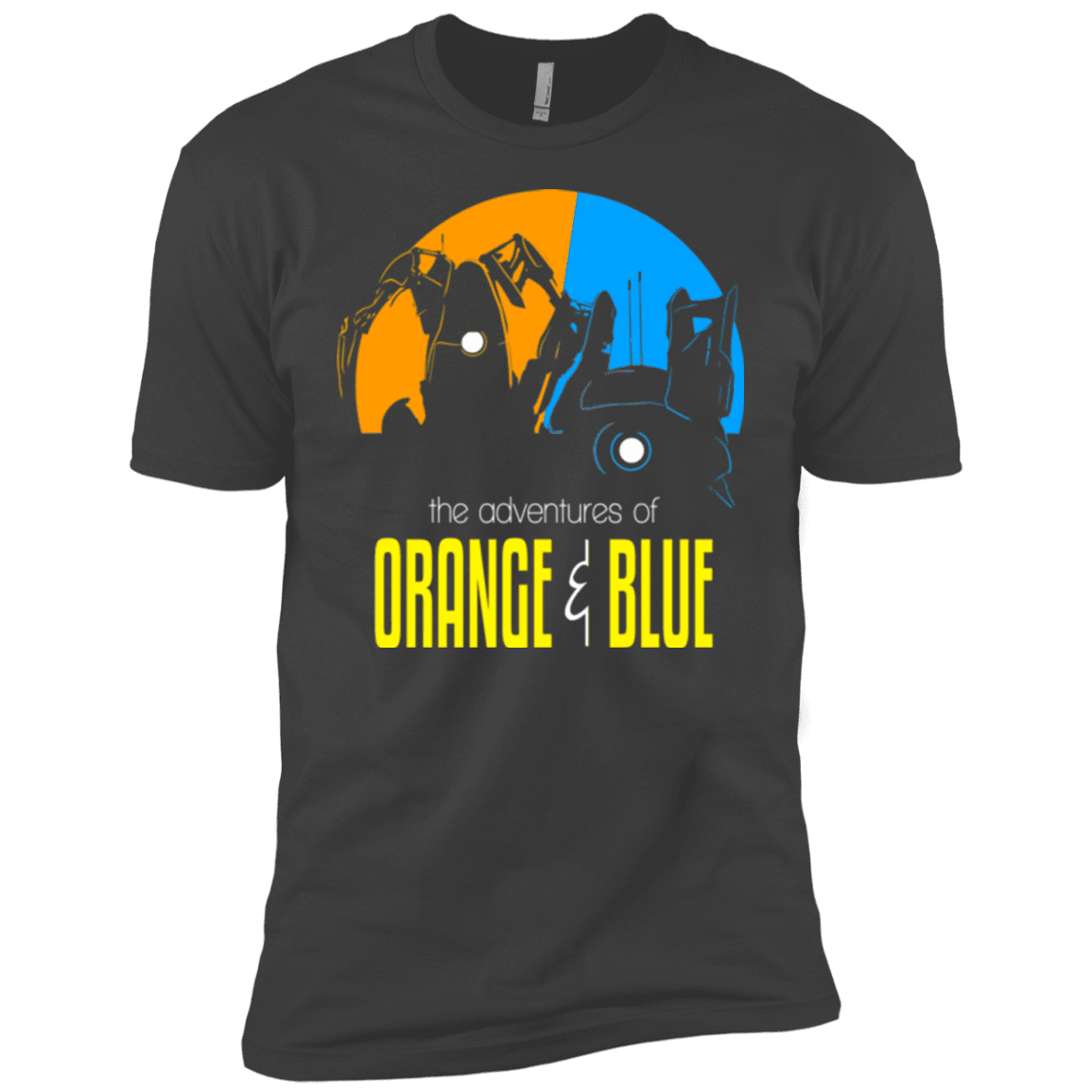 T-Shirts Heavy Metal / YXS Adventure Orange and Blue Boys Premium T-Shirt