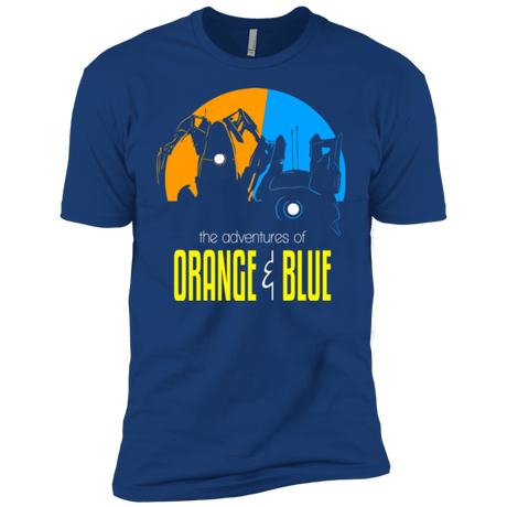 T-Shirts Royal / YXS Adventure Orange and Blue Boys Premium T-Shirt