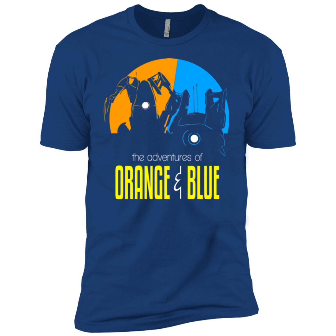 T-Shirts Royal / YXS Adventure Orange and Blue Boys Premium T-Shirt