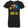 T-Shirts Black / YXS Adventure Orange and Blue Girls Premium T-Shirt