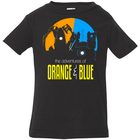 T-Shirts Black / 6 Months Adventure Orange and Blue Infant Premium T-Shirt