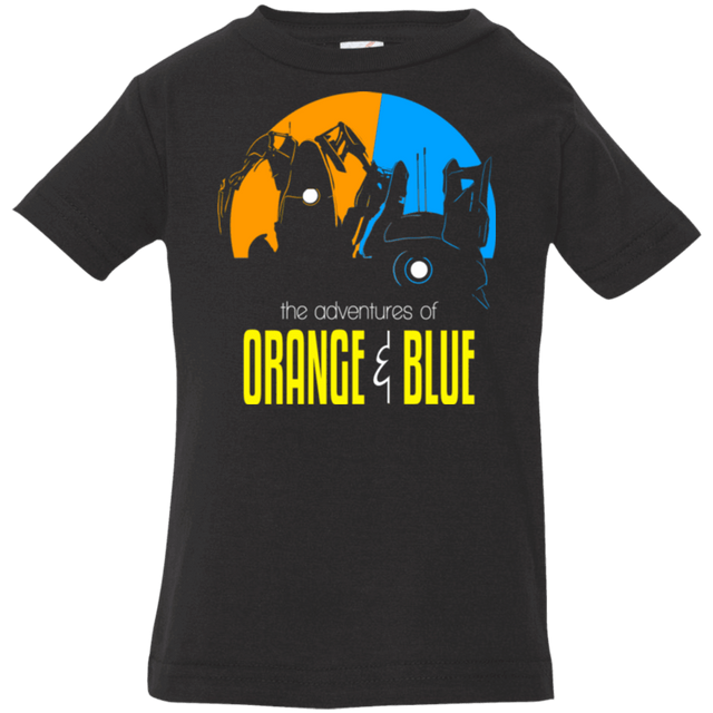 T-Shirts Black / 6 Months Adventure Orange and Blue Infant Premium T-Shirt