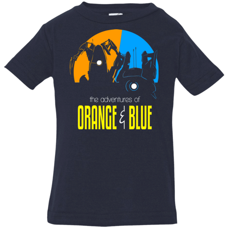 T-Shirts Navy / 6 Months Adventure Orange and Blue Infant Premium T-Shirt