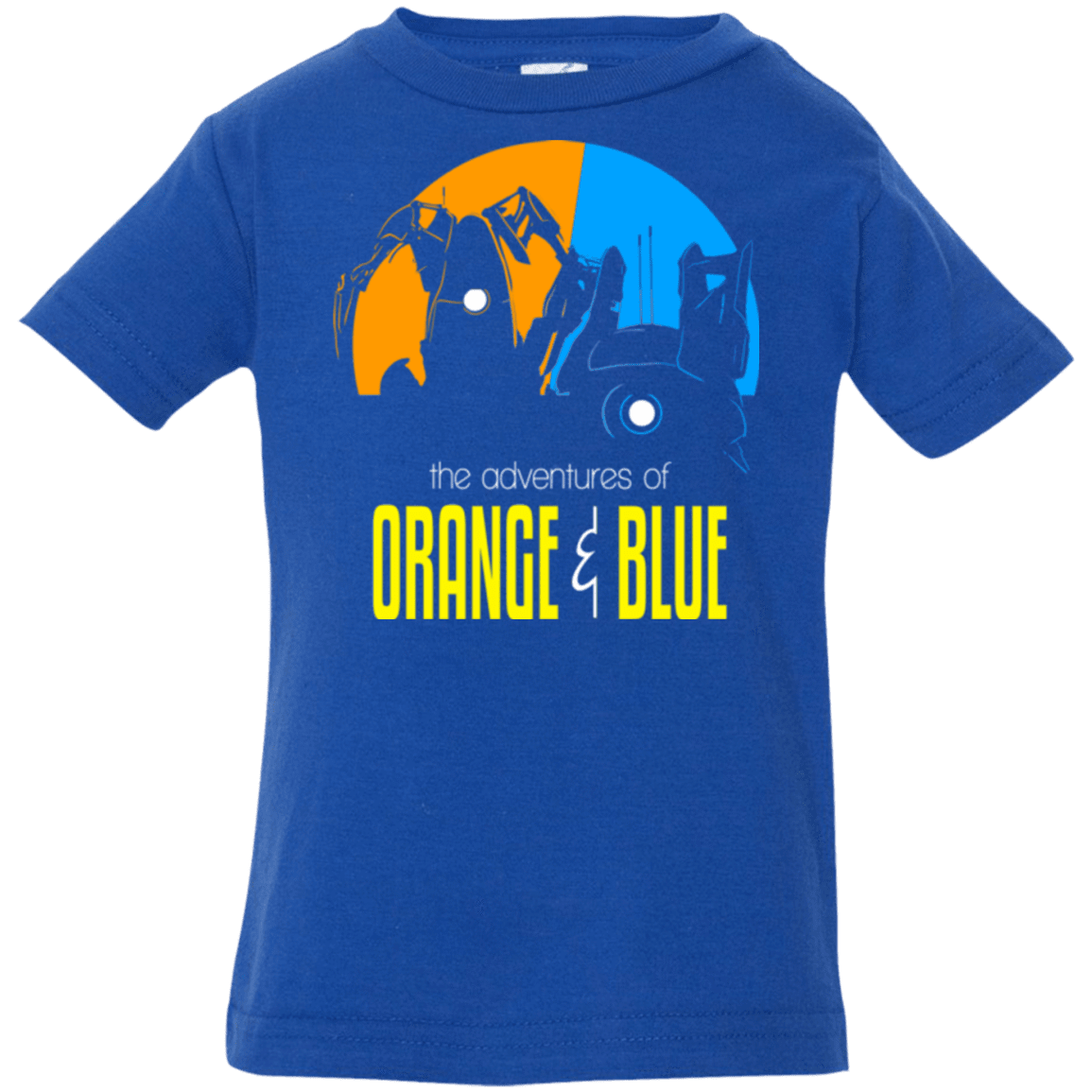 T-Shirts Royal / 6 Months Adventure Orange and Blue Infant Premium T-Shirt