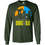 T-Shirts Forest Green / S Adventure Orange and Blue Men's Long Sleeve T-Shirt