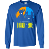 T-Shirts Royal / S Adventure Orange and Blue Men's Long Sleeve T-Shirt