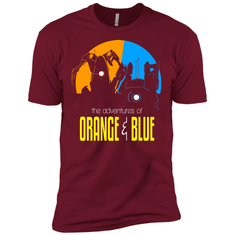 T-Shirts Cardinal / X-Small Adventure Orange and Blue Men's Premium T-Shirt