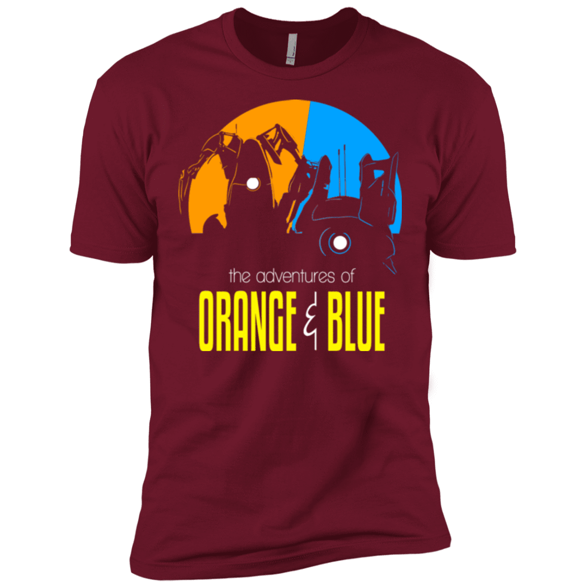 T-Shirts Cardinal / X-Small Adventure Orange and Blue Men's Premium T-Shirt