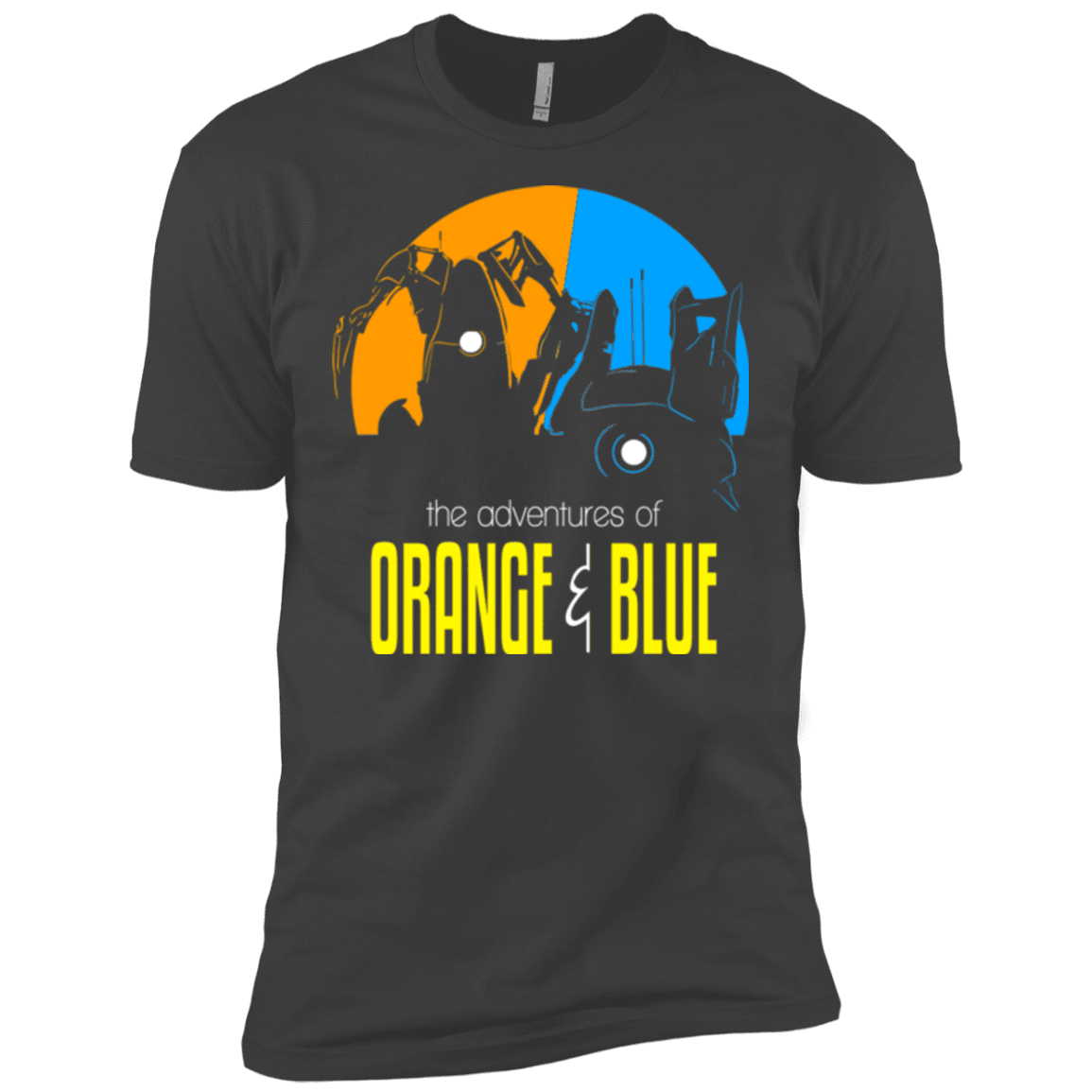 T-Shirts Heavy Metal / X-Small Adventure Orange and Blue Men's Premium T-Shirt