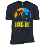 T-Shirts Indigo / X-Small Adventure Orange and Blue Men's Premium T-Shirt