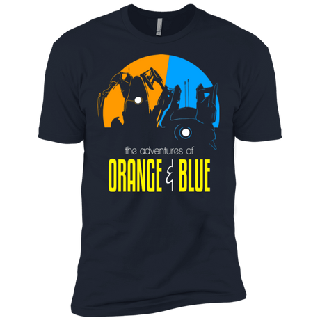 T-Shirts Midnight Navy / X-Small Adventure Orange and Blue Men's Premium T-Shirt