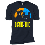 T-Shirts Midnight Navy / X-Small Adventure Orange and Blue Men's Premium T-Shirt