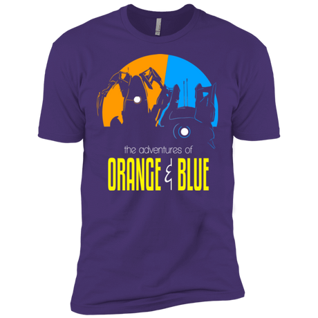 T-Shirts Purple Rush/ / X-Small Adventure Orange and Blue Men's Premium T-Shirt