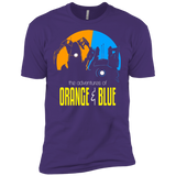 T-Shirts Purple Rush/ / X-Small Adventure Orange and Blue Men's Premium T-Shirt