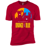 T-Shirts Red / X-Small Adventure Orange and Blue Men's Premium T-Shirt