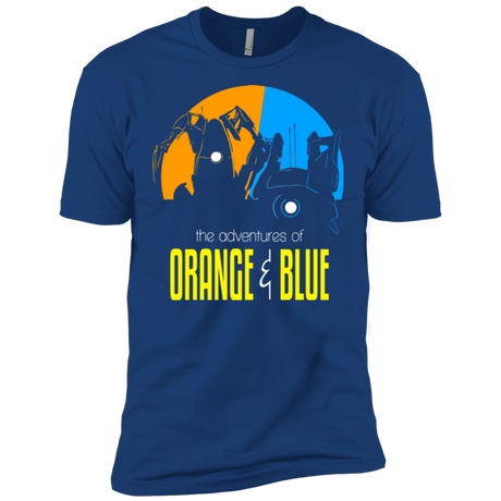 T-Shirts Royal / X-Small Adventure Orange and Blue Men's Premium T-Shirt
