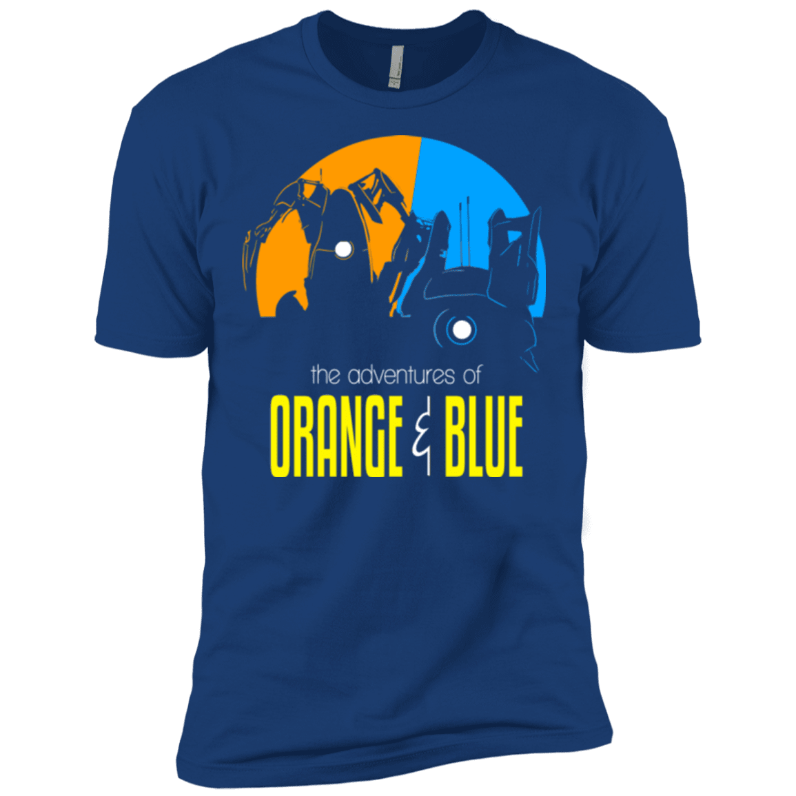 T-Shirts Royal / X-Small Adventure Orange and Blue Men's Premium T-Shirt