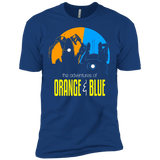 T-Shirts Royal / X-Small Adventure Orange and Blue Men's Premium T-Shirt