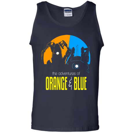 T-Shirts Navy / S Adventure Orange and Blue Men's Tank Top