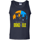 T-Shirts Navy / S Adventure Orange and Blue Men's Tank Top