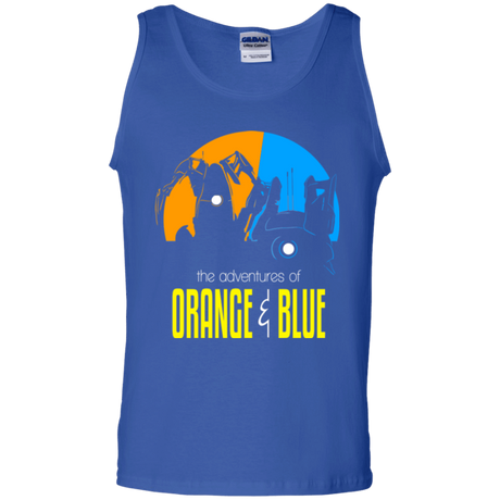 T-Shirts Royal / S Adventure Orange and Blue Men's Tank Top