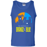 T-Shirts Royal / S Adventure Orange and Blue Men's Tank Top