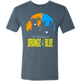 T-Shirts Indigo / S Adventure Orange and Blue Men's Triblend T-Shirt