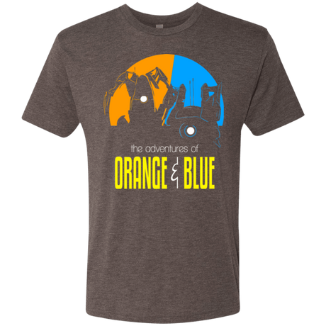 T-Shirts Macchiato / S Adventure Orange and Blue Men's Triblend T-Shirt