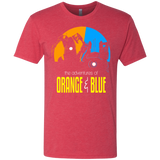 T-Shirts Vintage Red / S Adventure Orange and Blue Men's Triblend T-Shirt