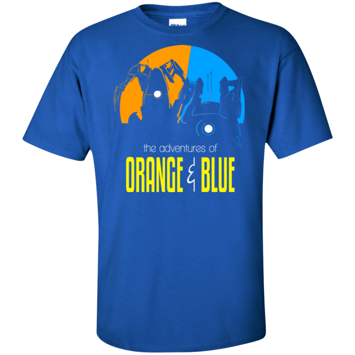 T-Shirts Royal / XLT Adventure Orange and Blue Tall T-Shirt