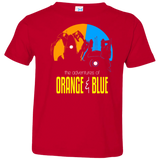 T-Shirts Red / 2T Adventure Orange and Blue Toddler Premium T-Shirt
