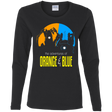 T-Shirts Black / S Adventure Orange and Blue Women's Long Sleeve T-Shirt