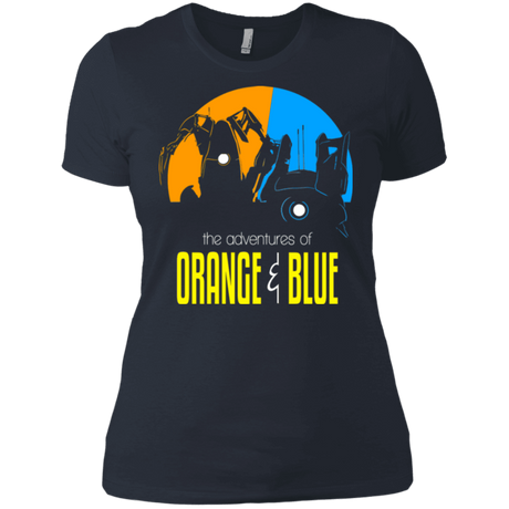 T-Shirts Indigo / X-Small Adventure Orange and Blue Women's Premium T-Shirt