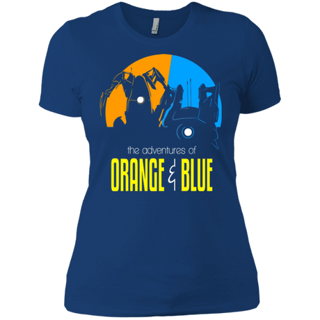 T-Shirts Royal / X-Small Adventure Orange and Blue Women's Premium T-Shirt