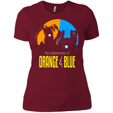 T-Shirts Scarlet / X-Small Adventure Orange and Blue Women's Premium T-Shirt
