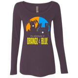 T-Shirts Vintage Purple / S Adventure Orange and Blue Women's Triblend Long Sleeve Shirt