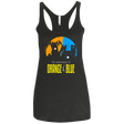 T-Shirts Vintage Black / X-Small Adventure Orange and Blue Women's Triblend Racerback Tank