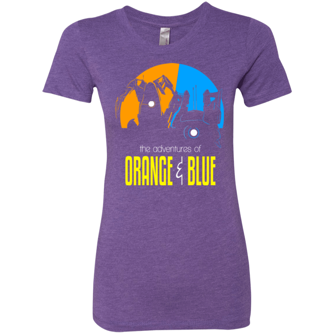 T-Shirts Purple Rush / S Adventure Orange and Blue Women's Triblend T-Shirt