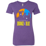 T-Shirts Purple Rush / S Adventure Orange and Blue Women's Triblend T-Shirt