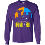 T-Shirts Purple / YS Adventure Orange and Blue Youth Long Sleeve T-Shirt