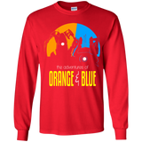 T-Shirts Red / YS Adventure Orange and Blue Youth Long Sleeve T-Shirt