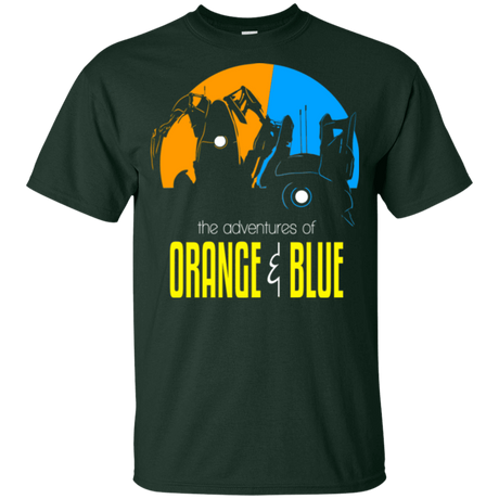 T-Shirts Forest / YXS Adventure Orange and Blue Youth T-Shirt