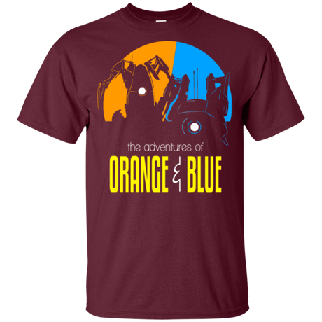T-Shirts Maroon / YXS Adventure Orange and Blue Youth T-Shirt