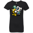 T-Shirts Black / YXS Adventure Puff Buds Girls Premium T-Shirt