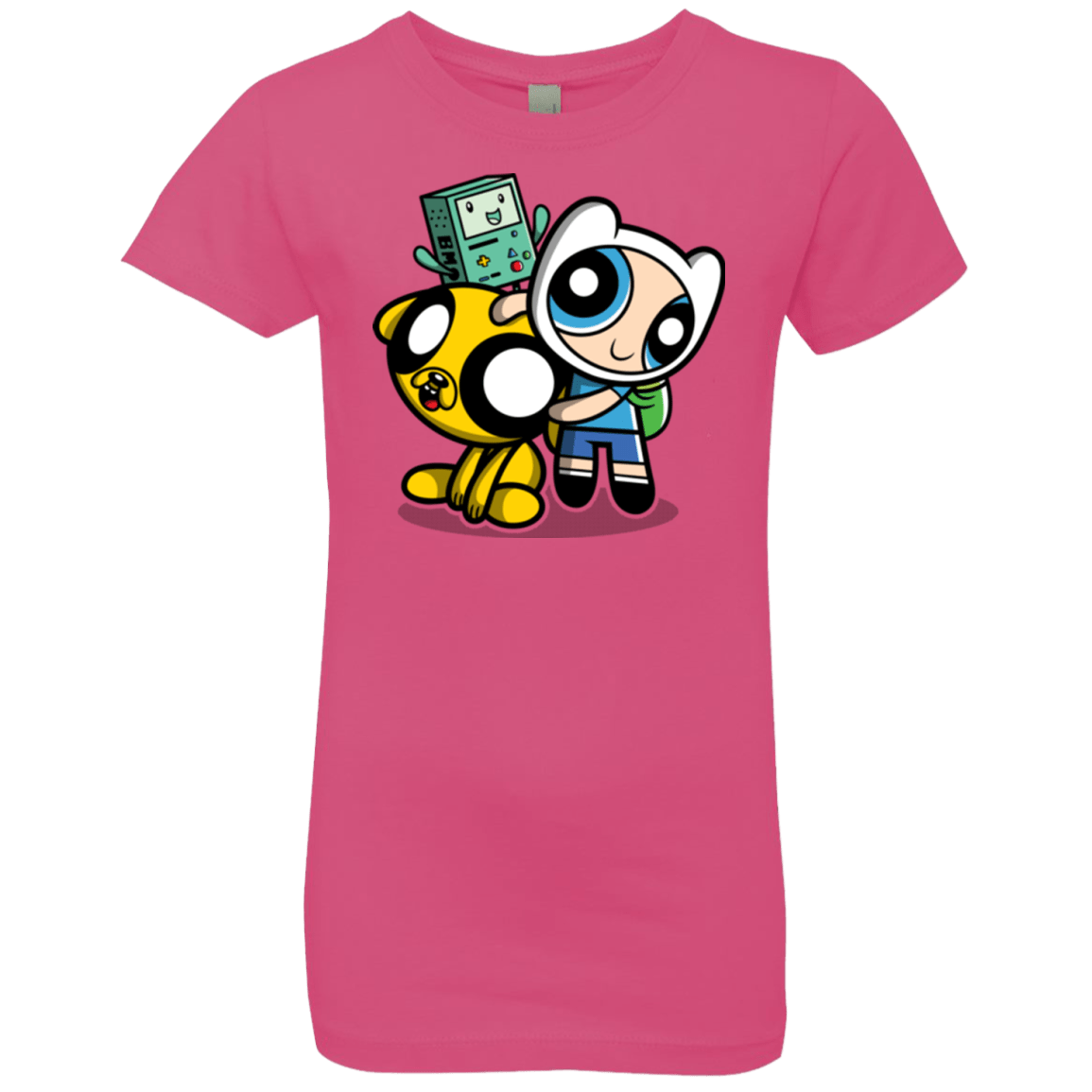 T-Shirts Hot Pink / YXS Adventure Puff Buds Girls Premium T-Shirt