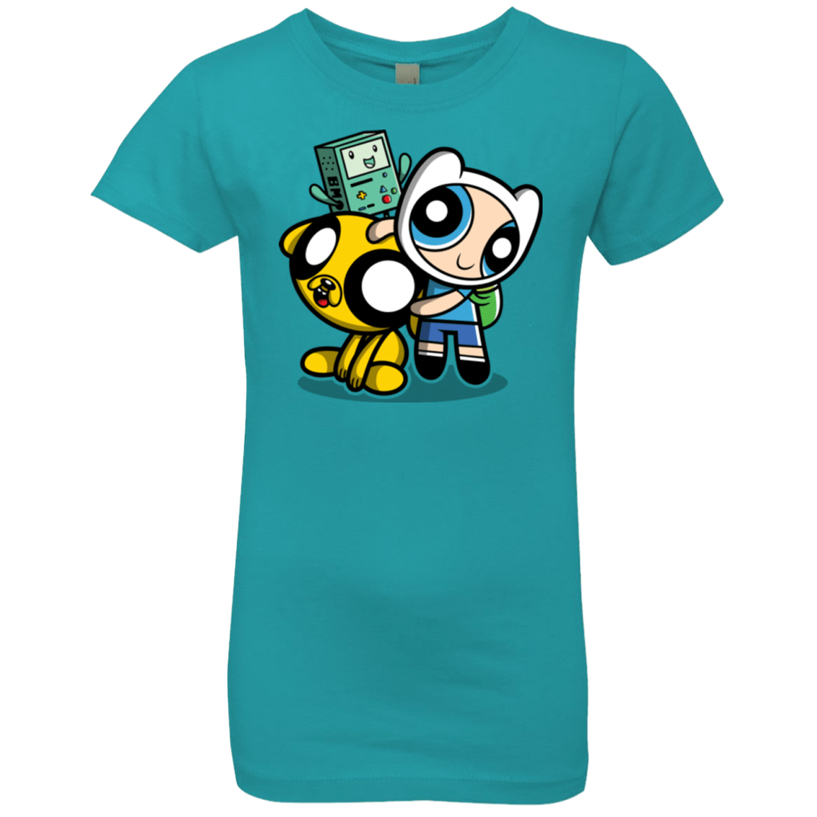 T-Shirts Tahiti Blue / YXS Adventure Puff Buds Girls Premium T-Shirt